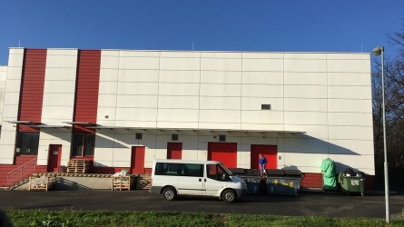 facade condition after washing