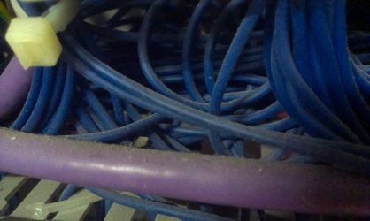 cablaggio del quadro sporco