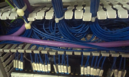 cablaggio del quadro dopo la pulizia