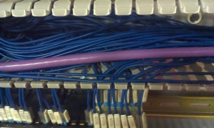 cablaggio del quadro dopo la pulizia