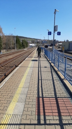 desinfekce vlakových nástupišť